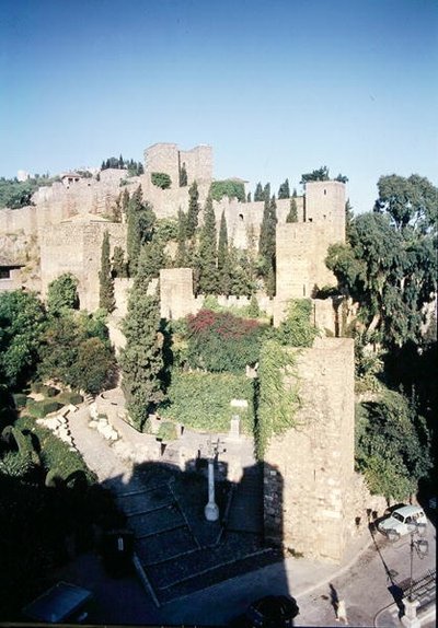 View of the Alcazaba by Spanish School